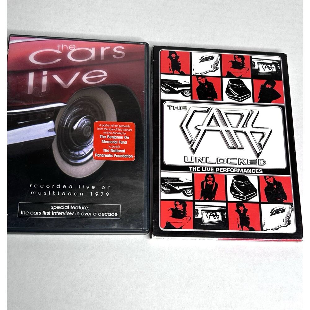 The Cars Live DVD Lot (Musikladen 1979 & Unlocked Live Performances 2006 DVD+CD)